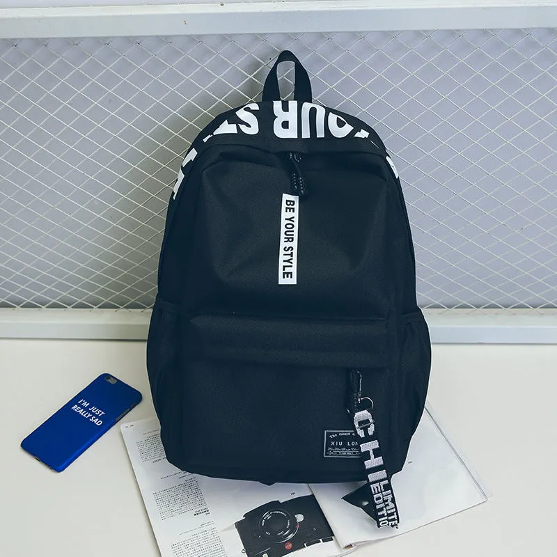 Canvas Korean Style Fashion Computer Female Backpacks