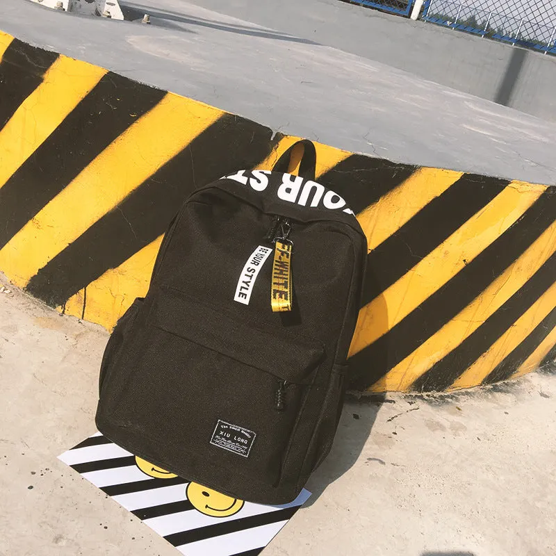 Canvas Korean Style Fashion Computer Female Backpacks