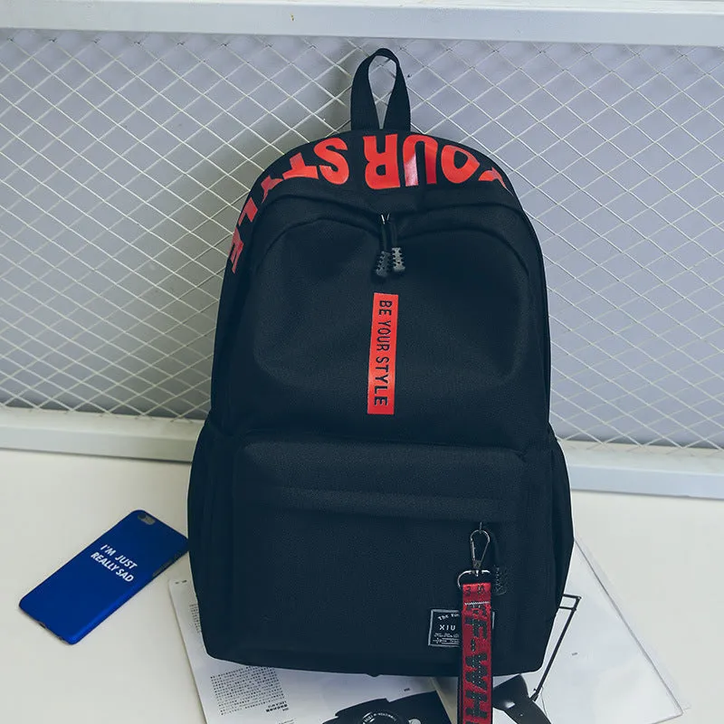 Canvas Korean Style Fashion Computer Female Backpacks