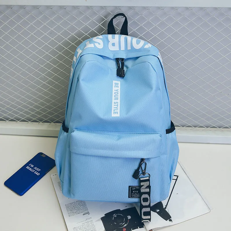 Canvas Korean Style Fashion Computer Female Backpacks