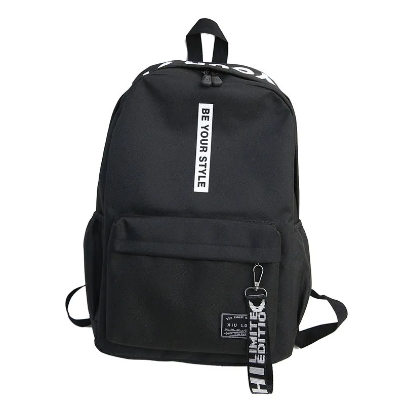 Canvas Korean Style Fashion Computer Female Backpacks