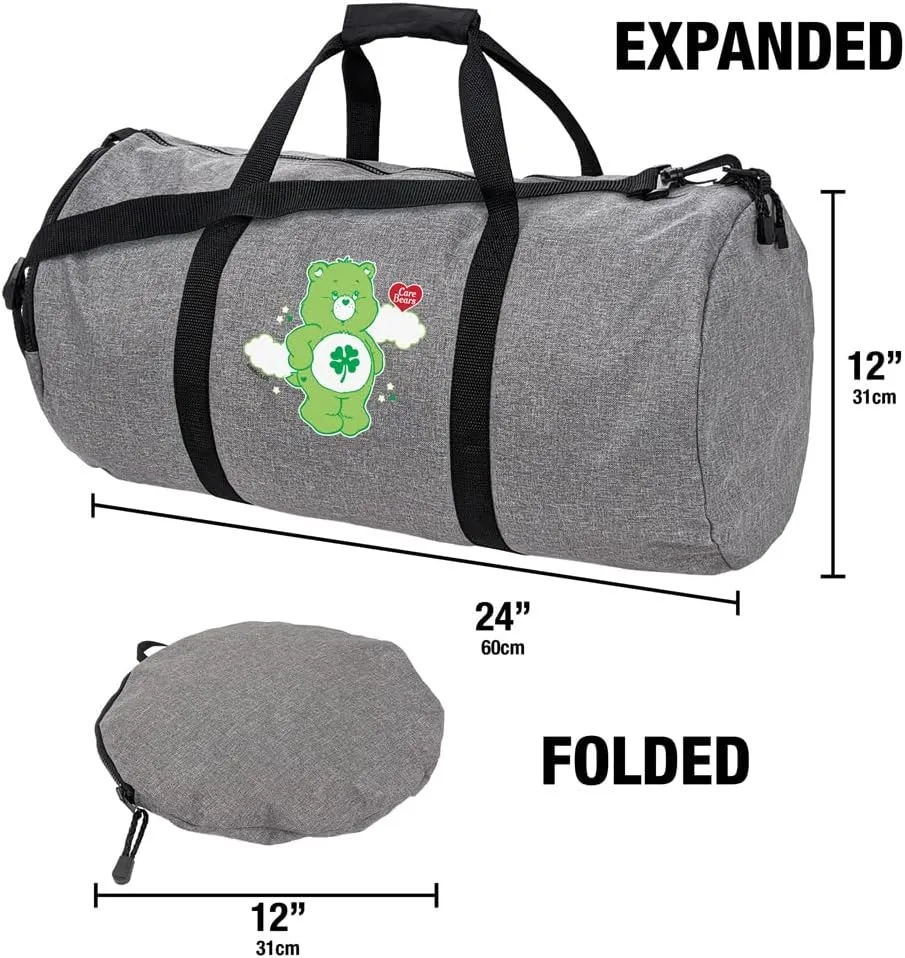 Care Bears Good Luck Bear Clouds Lightweight Duffel Bag for Sports and Gym Packable for Travel