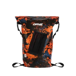 Carp Waterproof Roll Top Backpack (Red Camo)