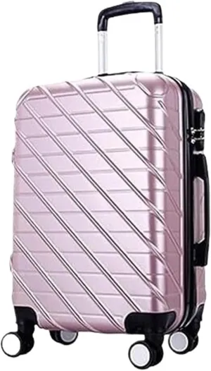 Carry On Luggages Suitcase Carry On Luggage with Spinner Wheels Luggage Travel Suitcase Hardshell Lightweight Suitcase Luggage Suitcases (Pink-20inch
