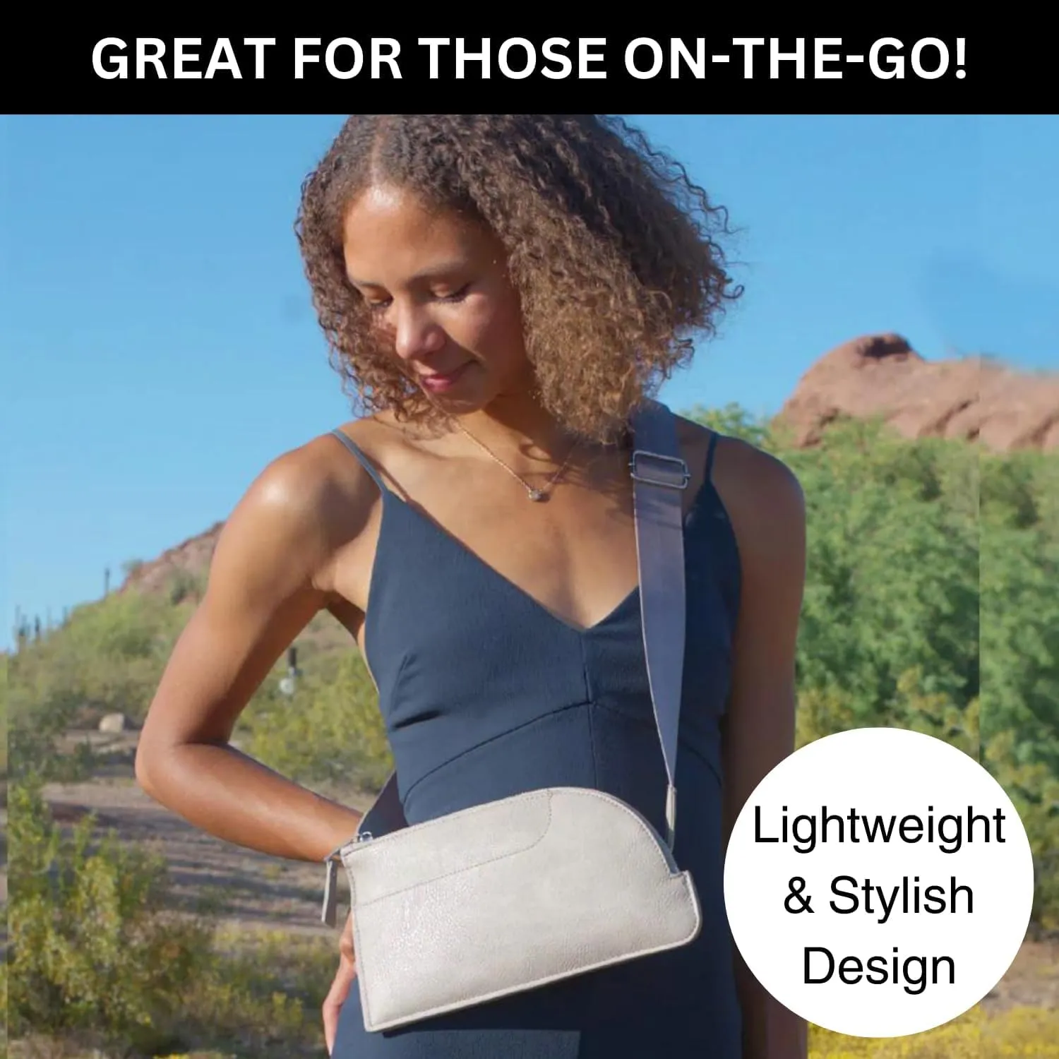 Cell Phone RFID Sling Bag - Touch Screen Women’s Sling Purse Crossbody for Woman (RFID BFF)