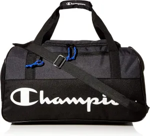 Champion Unisex Adult Velocity Duffel Bag, Grey/Black, One Size US