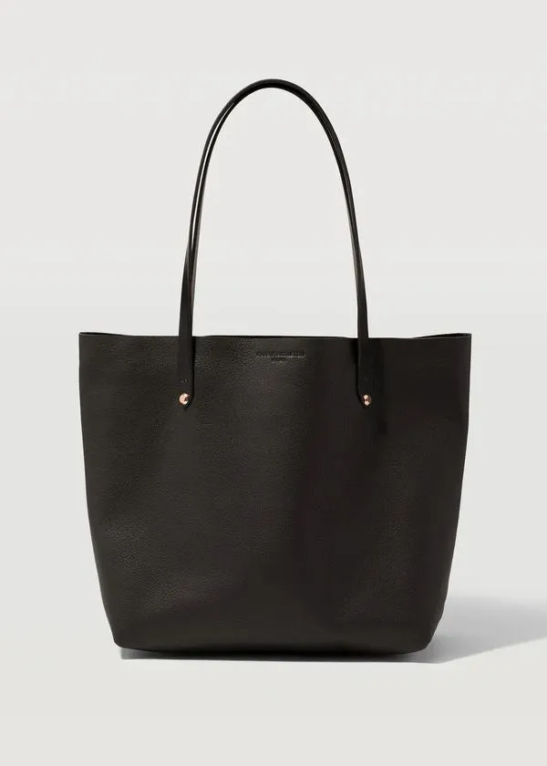 CHARLIE MIDDLETON Black Nappa Mini Bespoke Tote - Black