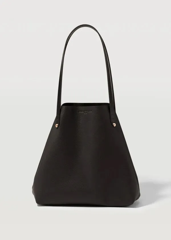 CHARLIE MIDDLETON Black Nappa Mini Bespoke Tote - Black