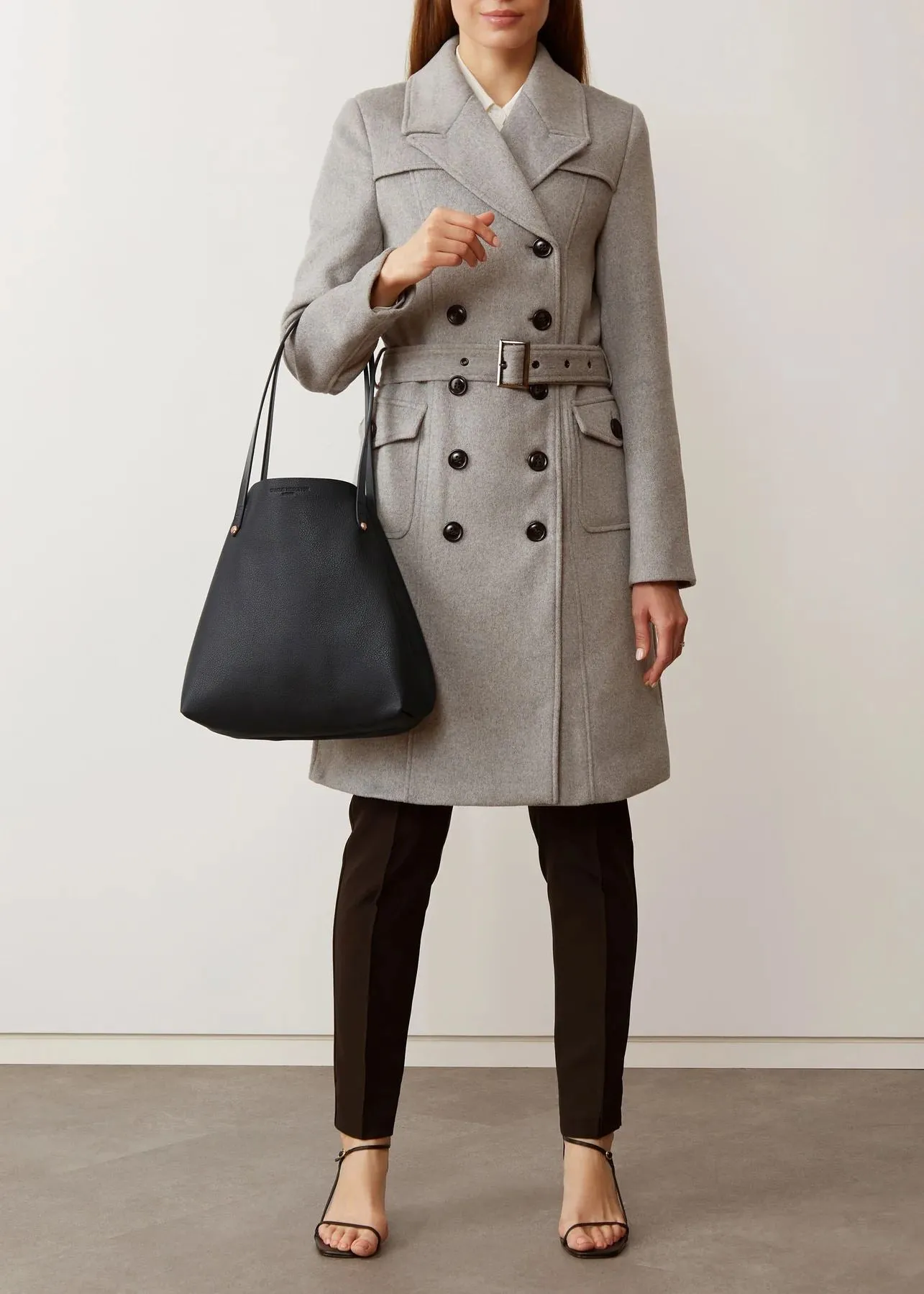 CHARLIE MIDDLETON Black Nappa Mini Bespoke Tote - Black