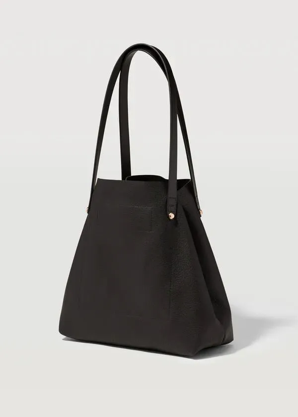 CHARLIE MIDDLETON Black Nappa Mini Bespoke Tote - Black