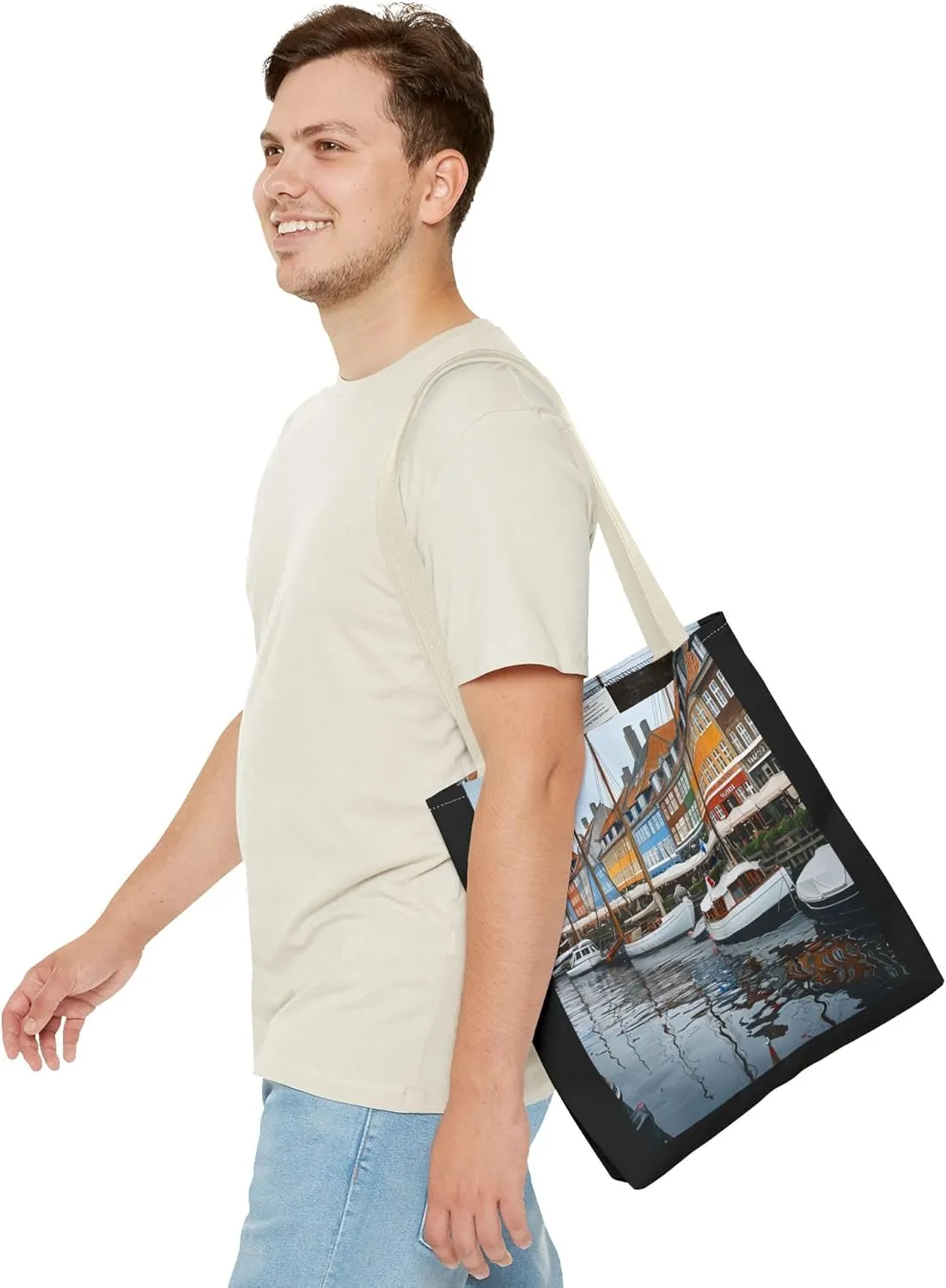 Charming Waterfront Tote Bag