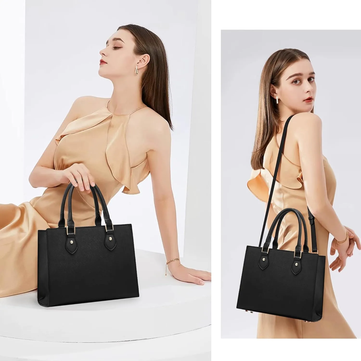 CHICAROUSAL Crossbody Purses and Handbags for Women PU Leather Tote Top Handle Satchel Shoulder Bags