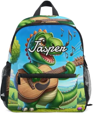 CHIFIGNO Custom Backpack with Name, Personalized Little Kids Backpacks for Boys Girls, Customized Bookbag for School Travel