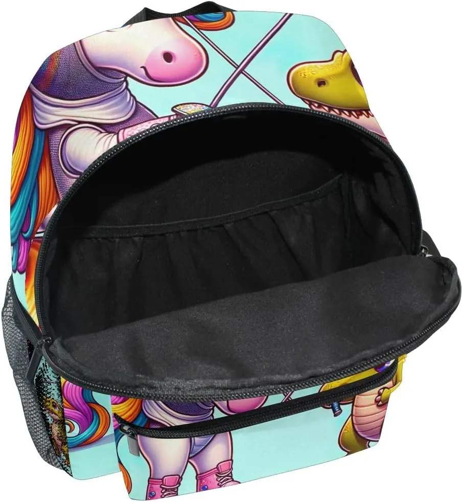 CHIFIGNO Custom Kids Backpacks Personalized Small Backpack Elementary Kindergarten Bag for Boys Girls, Customize Name