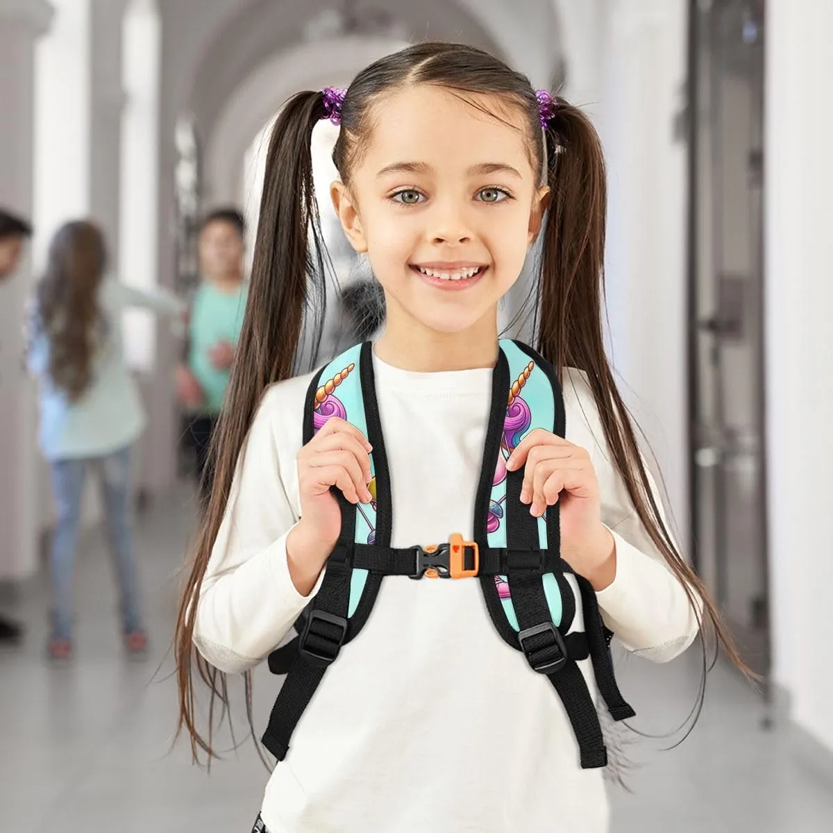 CHIFIGNO Custom Kids Backpacks Personalized Small Backpack Elementary Kindergarten Bag for Boys Girls, Customize Name