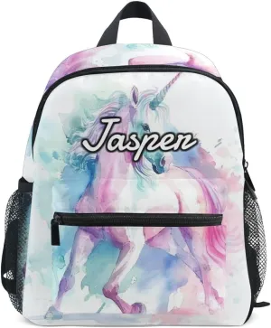 CHIFIGNO Custom Kids Backpacks Personalized Small Children's School Backpacks Kindergarten Children Bag for Boys Girls, Customize Name