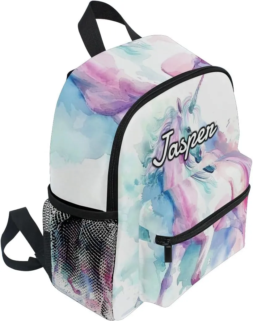 CHIFIGNO Custom Kids Backpacks Personalized Small Children's School Backpacks Kindergarten Children Bag for Boys Girls, Customize Name