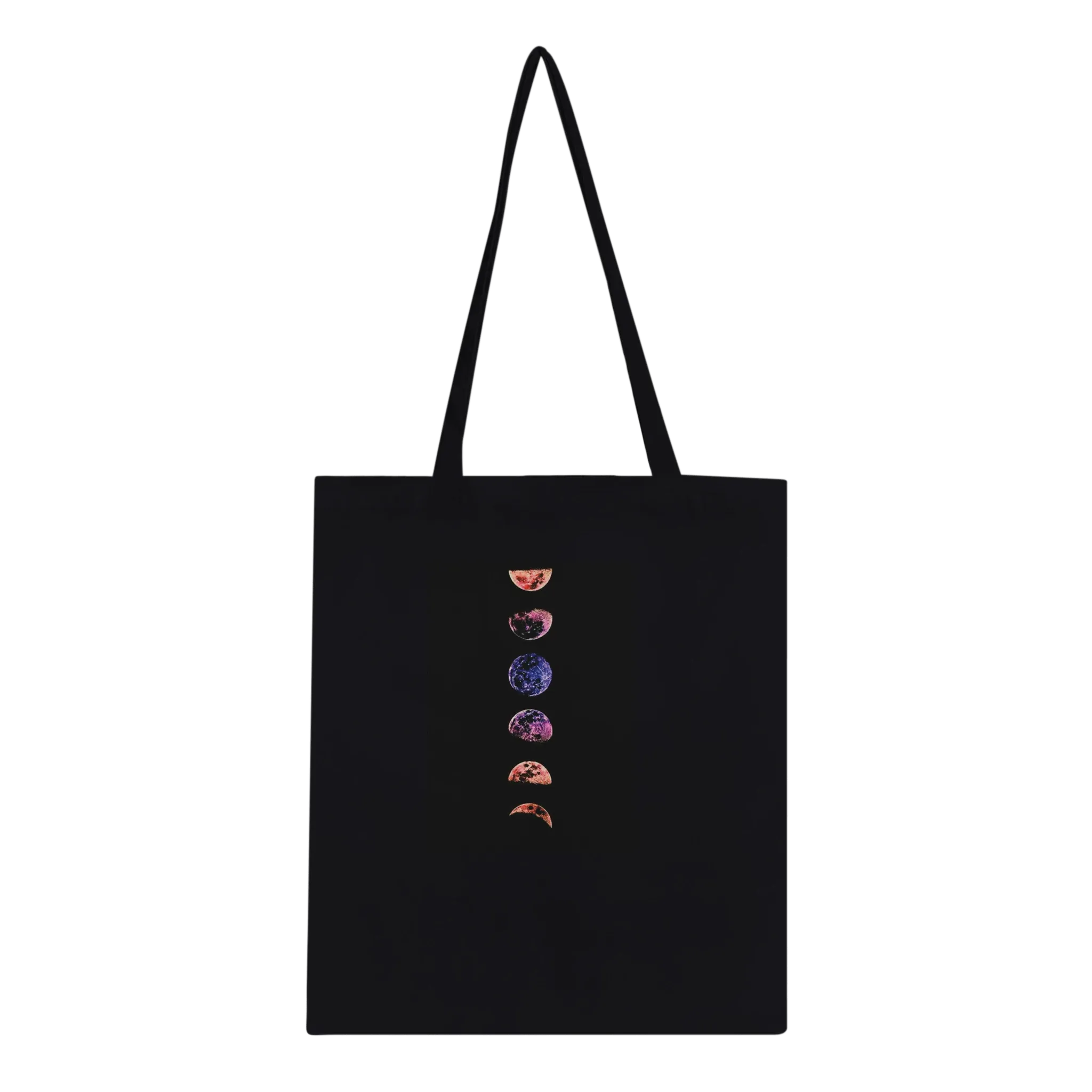 Classic Tote Bag Black, Moon
