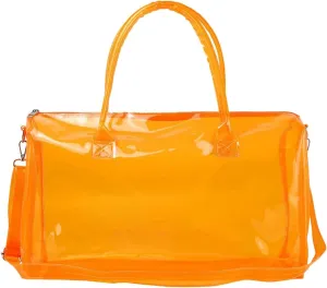 Clear Gym Bag for Women Clear Sports Duffel Bag Jelly Tote Bag Workout Bag Carry-All Shoulder Candy Colors Waterproof Travel Swim