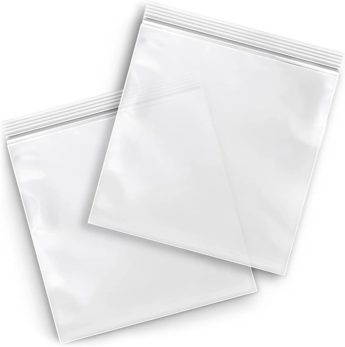 Clear Reclosable Zipper Plastic Storage Bags 13" x 18" 4 Mil 1000 Pieces