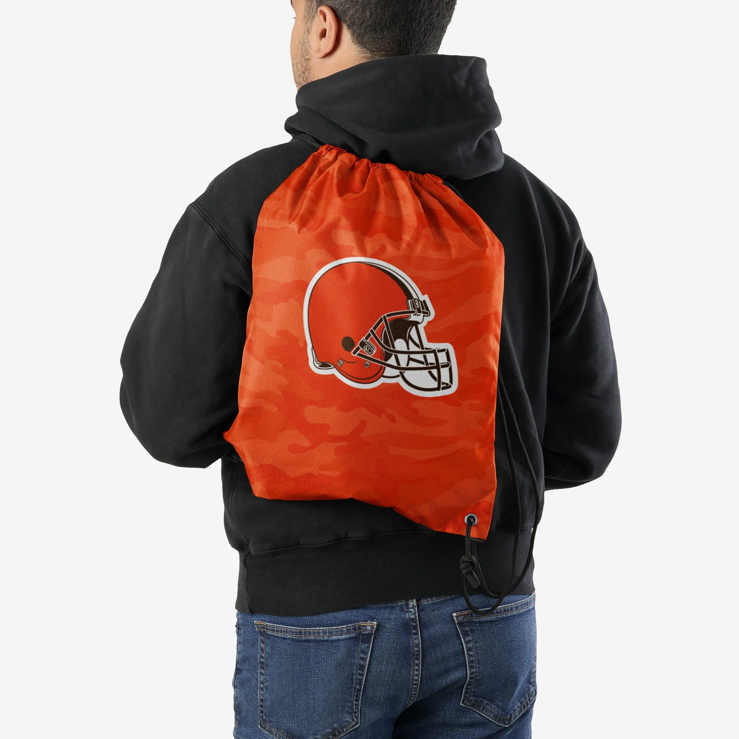 Cleveland Browns Big Logo Camo Drawstring Backpack