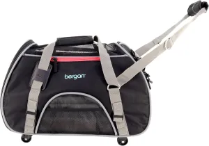 Coastal Pet- Bergan - Wheeled Comfort Carrier - Black and Grey