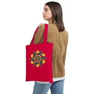 Colour Burst Mandala Tote Bag