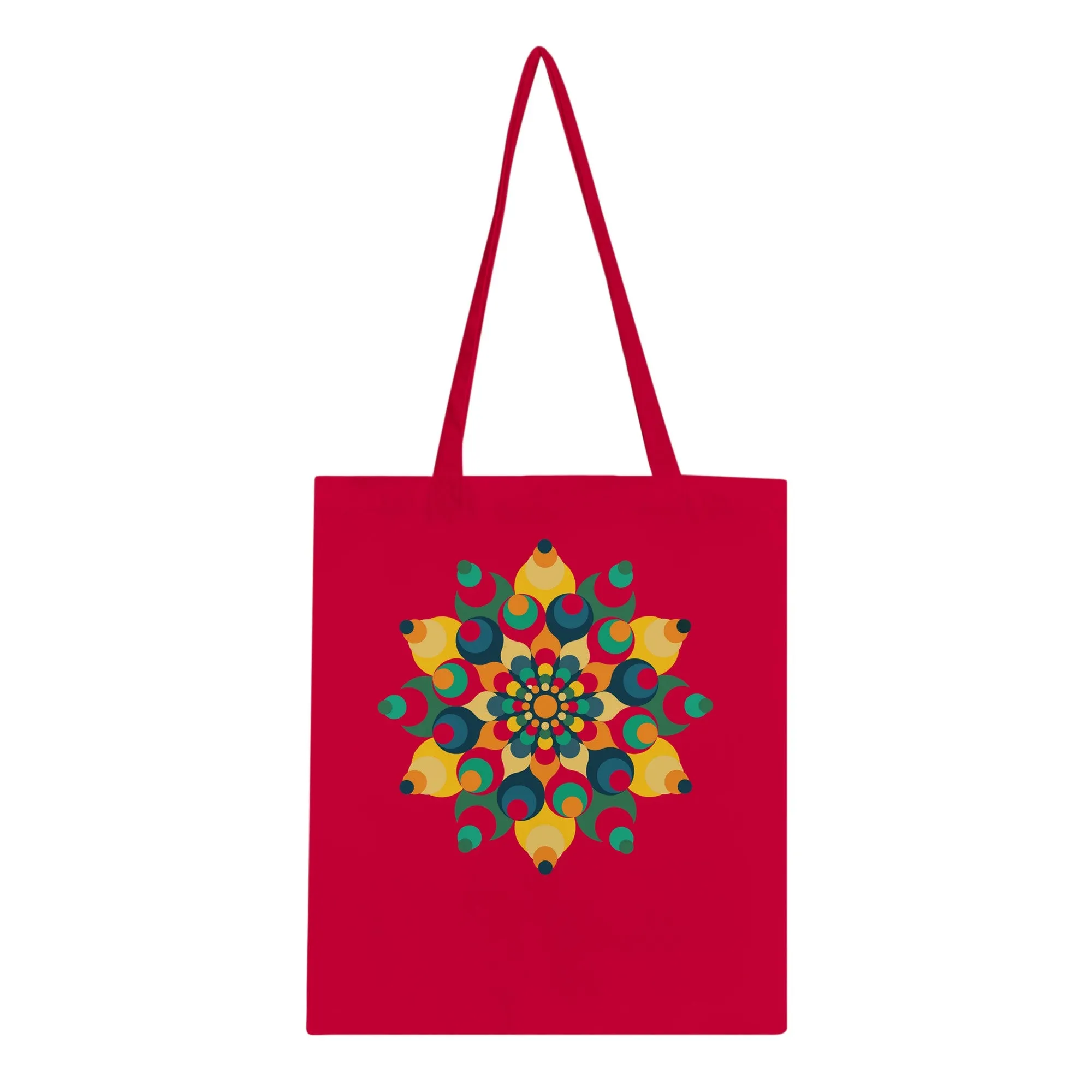 Colour Burst Mandala Tote Bag