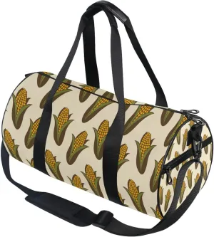 Corn Cob Gym Duffle Bag Women Men Sports Fitness Bag for Travel Workout Gymnastics Dance Ballet