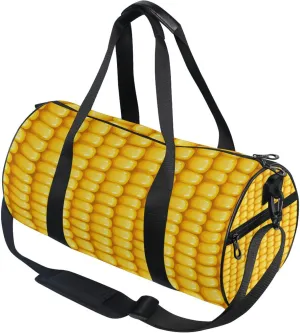 Corncob Corn Gym Duffle Bag Women Men Sports Fitness Bag for Travel Workout Gymnastics Dance Ballet