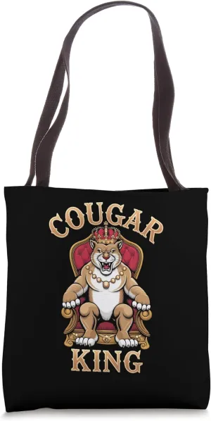 Cougar King Tote Bag