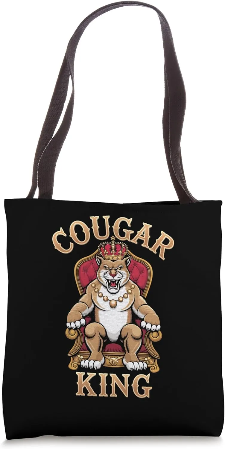Cougar King Tote Bag