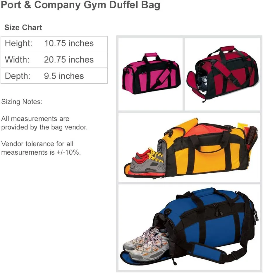 Create a Custom Softball Duffel Bag: Gym Duffel Bag
