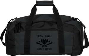 Create a Custom Softball Duffel Bag: Gym Duffel Bag
