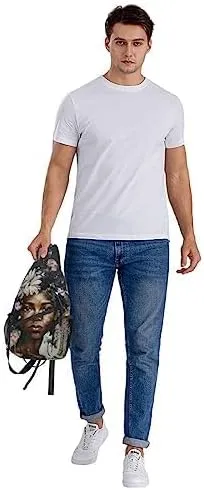 Crossbody Backpack Hiking Travel Daypack Chest Bag Lightweight Shoulder Bag For Women Men Gift African American Afro Woman