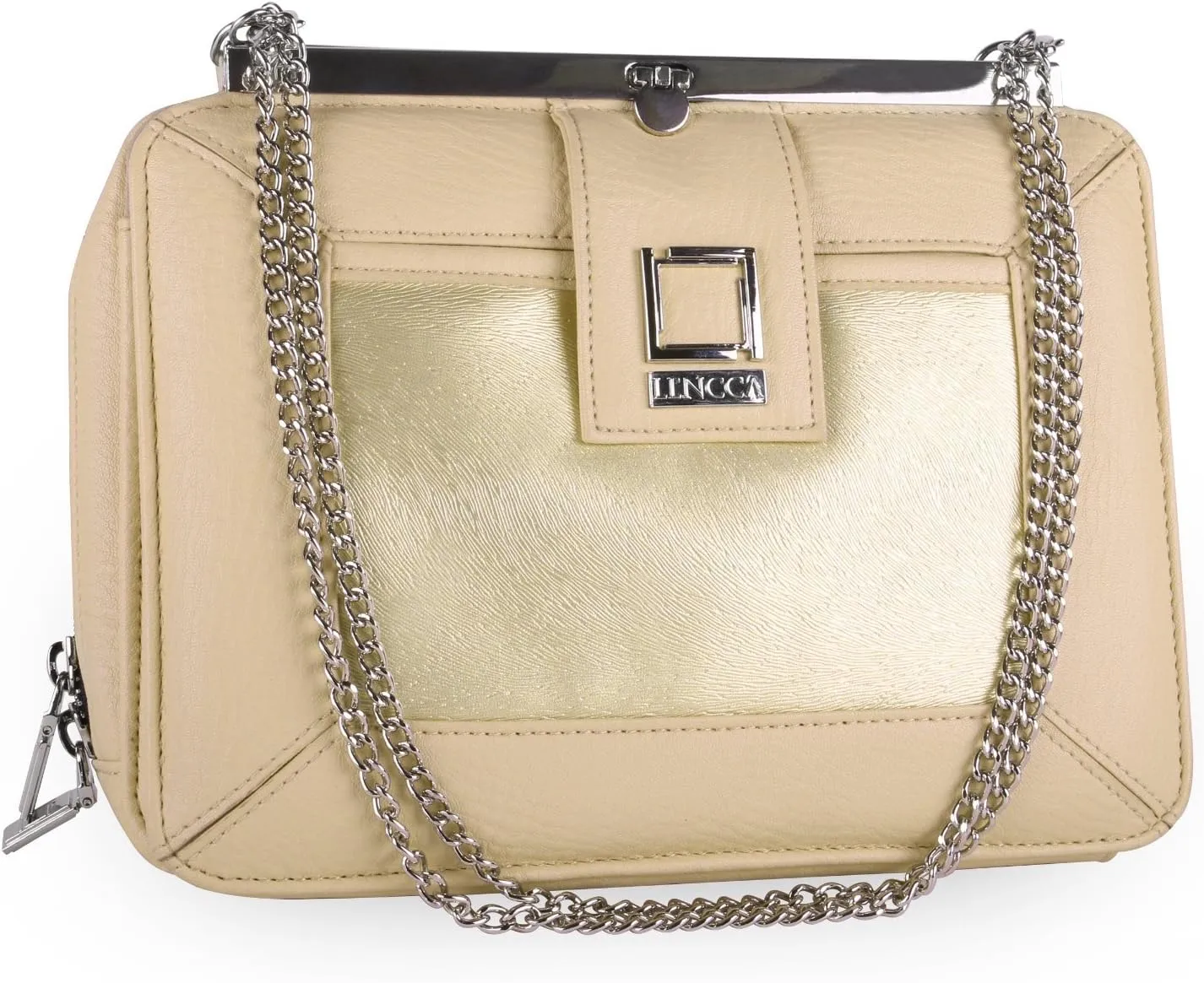 Crossbody Bags for Women Leather Ladies Shoulder Purses with Chain Strap Stylish Clutch Purse