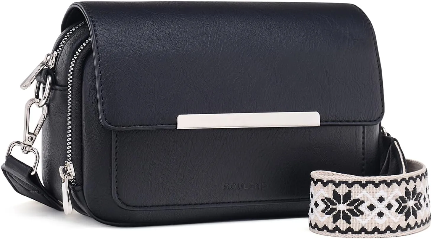 Crossbody Bags for Women Small Crossbody Wallet Purses with Card Slots Leather Shoulder Handbags Travel/Daily Use
