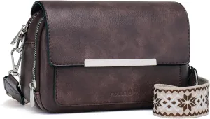 Crossbody Bags for Women Small Crossbody Wallet Purses with Card Slots Leather Shoulder Handbags Travel/Daily Use