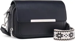 Crossbody Bags for Women Small Crossbody Wallet Purses with Card Slots Leather Shoulder Handbags Travel/Daily Use