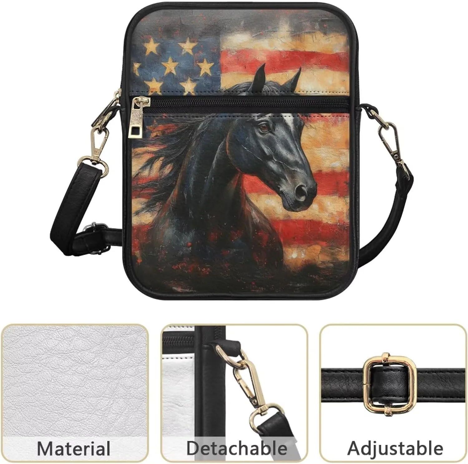 Crossbody Pouch for Women Small Leather Shoulder Purse Slim Messenger Bags