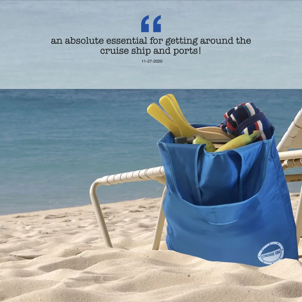 Cruise Tote Bag - Foldable & Collapsible to Palm Size