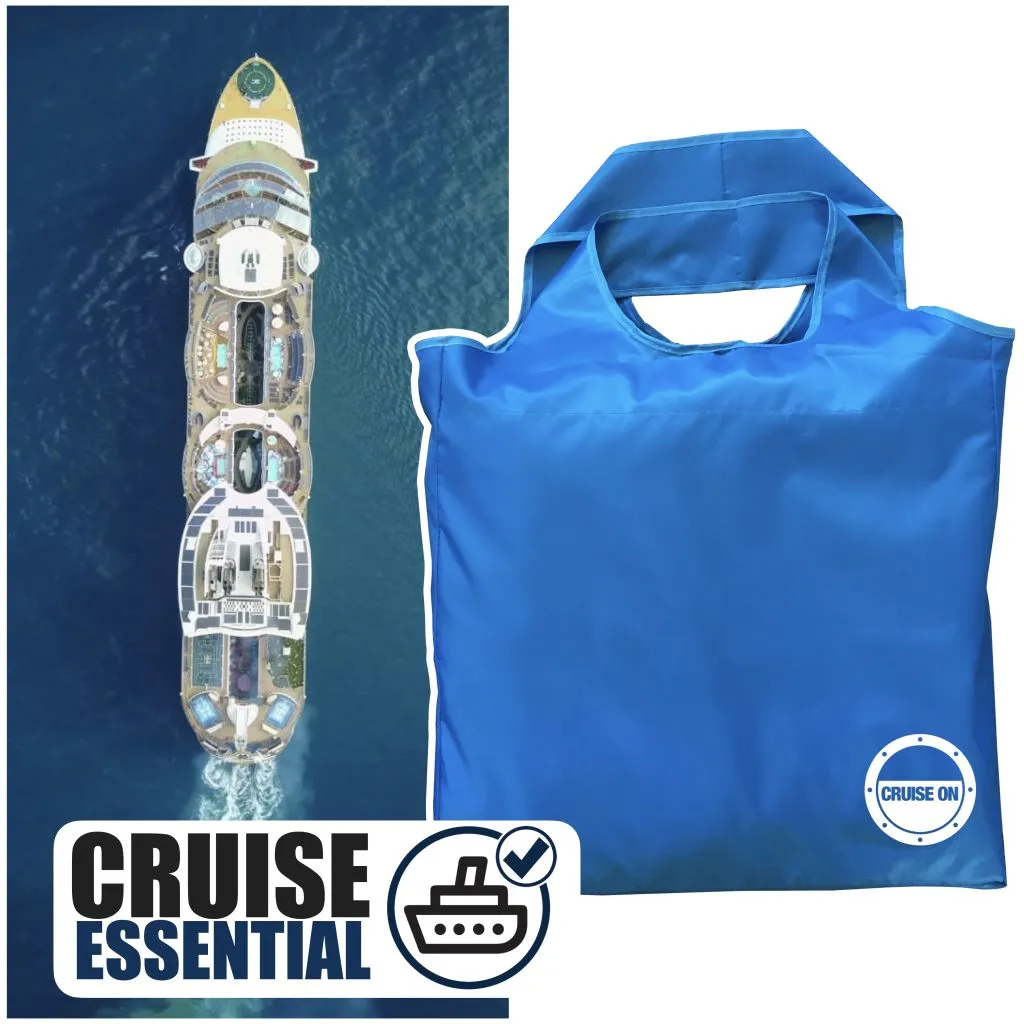 Cruise Tote Bag - Foldable & Collapsible to Palm Size