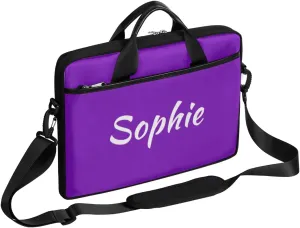 Custom Laptop Bag with Name Personalized Shoulder Bag Lightweight Computer Bag Messenger Bags with Handle