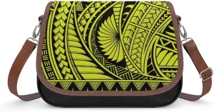 Customized Polynesian Women'S Crossbody Bag, Multi-Functional Work And Travel Bag, Fashionable Youth Small Bag