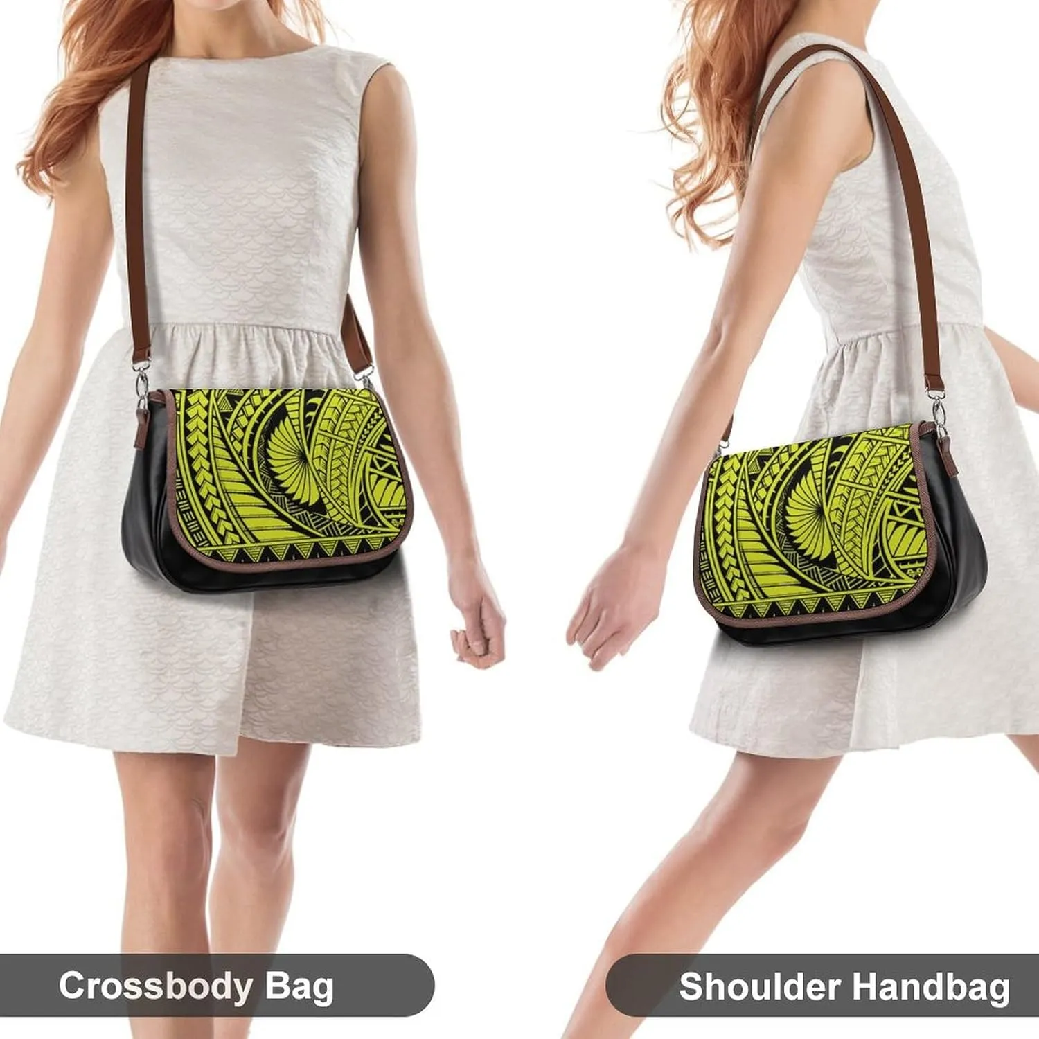 Customized Polynesian Women'S Crossbody Bag, Multi-Functional Work And Travel Bag, Fashionable Youth Small Bag