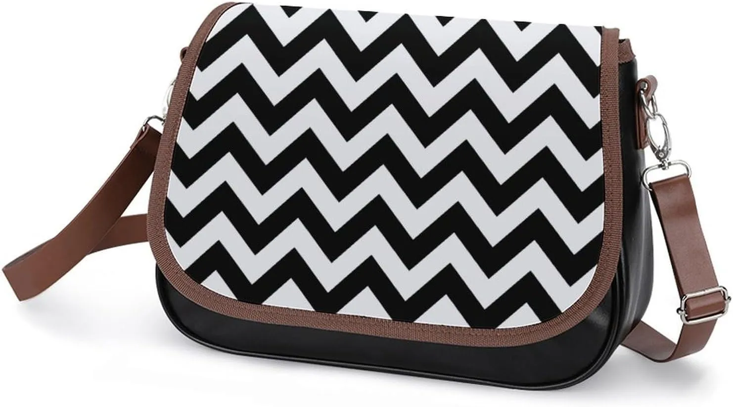 Cute Bear Crossbody Bag Leather Crossbody Bag,flapover Crossbody Bag,crossover Shoulder Bag with Adjustable Strap