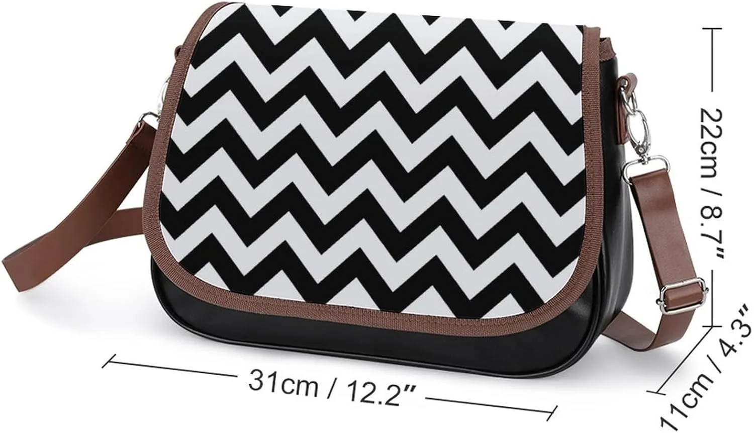 Cute Bear Crossbody Bag Leather Crossbody Bag,flapover Crossbody Bag,crossover Shoulder Bag with Adjustable Strap