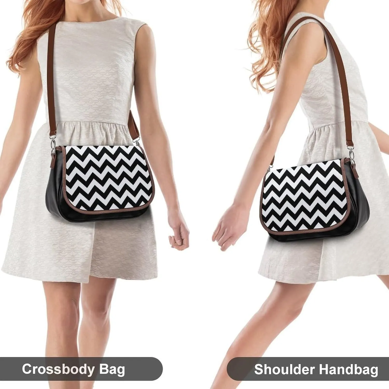 Cute Bear Crossbody Bag Leather Crossbody Bag,flapover Crossbody Bag,crossover Shoulder Bag with Adjustable Strap