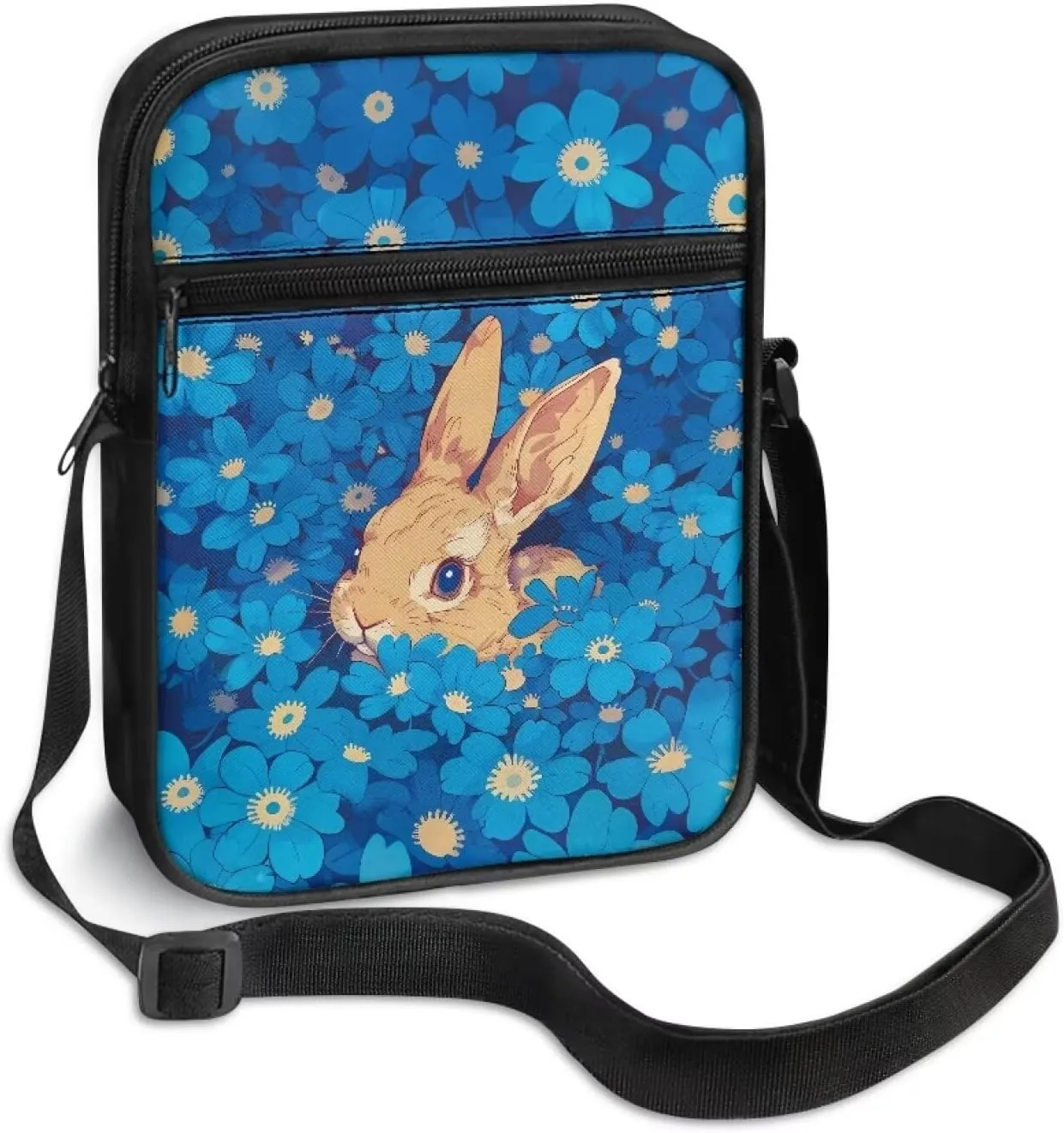 Cute Crossbody Messenger Bags Sling Purses for Women Trendy with Zipper