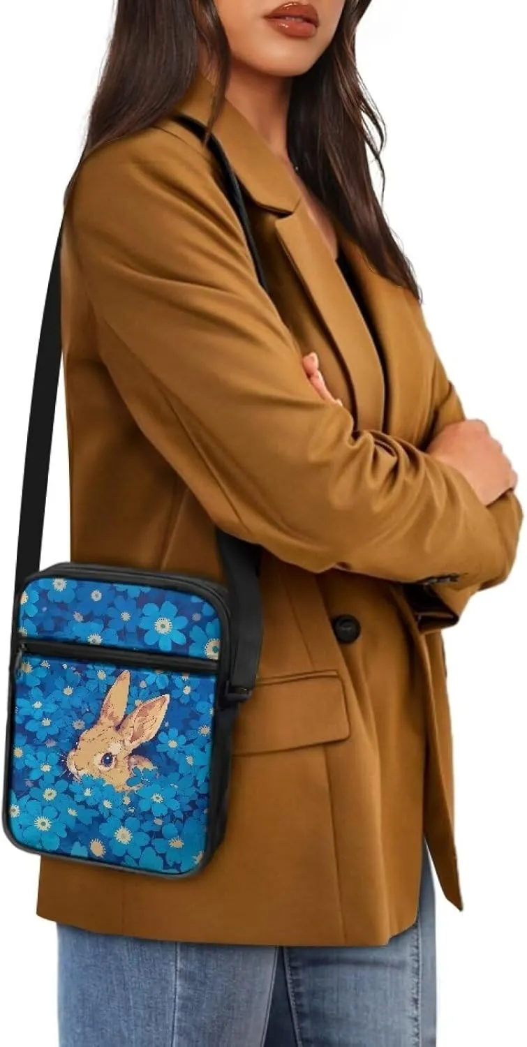 Cute Crossbody Messenger Bags Sling Purses for Women Trendy with Zipper